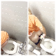 A daring cameraman records at least 4 unsuspecting women shitting in a public restroom toilet from an adjoining stall. Some girls have already finished pooping and are wiping their asses. Product visible. Vertical format video. 221MB. Over 13.5 minutes.